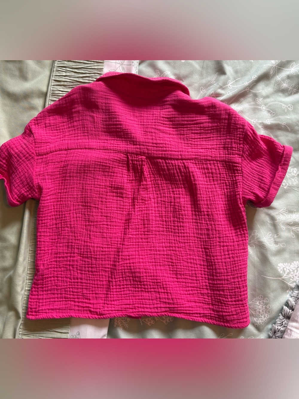 Kids Two-Piece Matching Set - Bright Pink - Picture 3 of 9